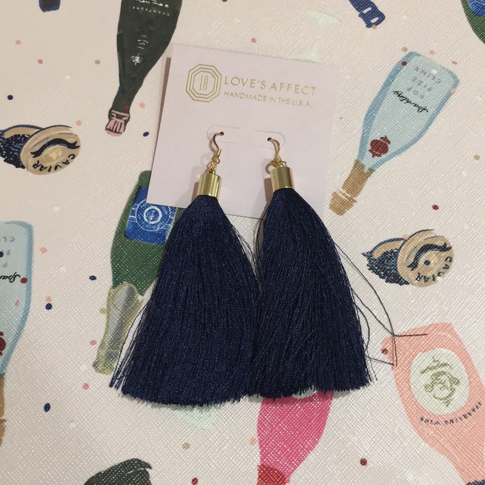 Love’s Affect Tassel Earrings NWT